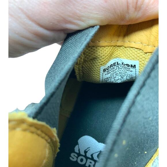 Sorel Hi-Line Chelsea Boot Geo Yellow Jet Size 8 NWT $175 MSRP - Picture 8 of 8